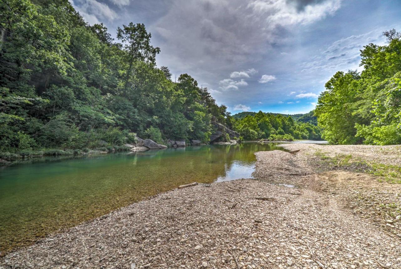 Creekside Hideaway With Fire Pit And Creek Access! Villa Mountain View Exteriör bild
