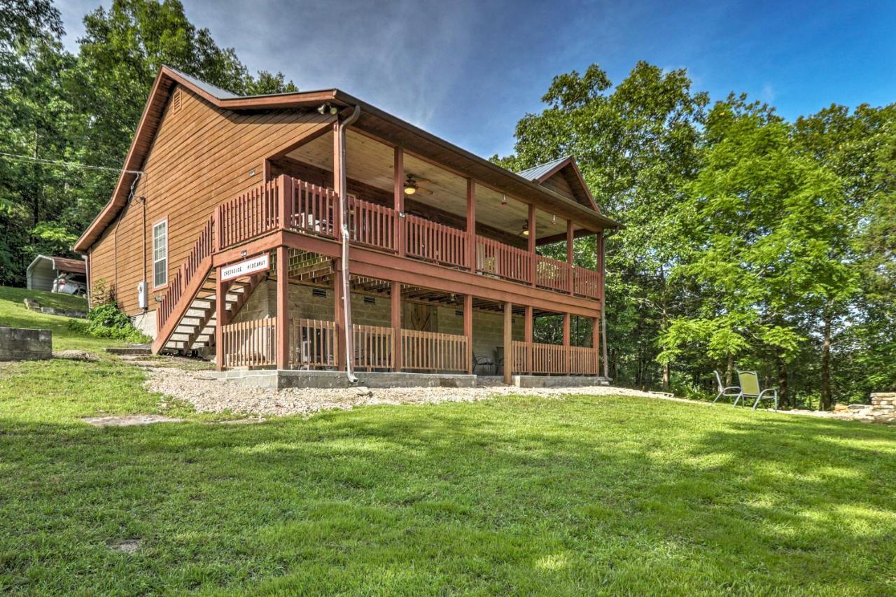 Creekside Hideaway With Fire Pit And Creek Access! Villa Mountain View Exteriör bild