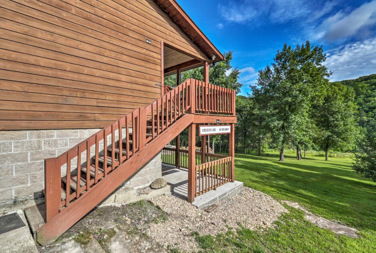 Creekside Hideaway With Fire Pit And Creek Access! Villa Mountain View Exteriör bild